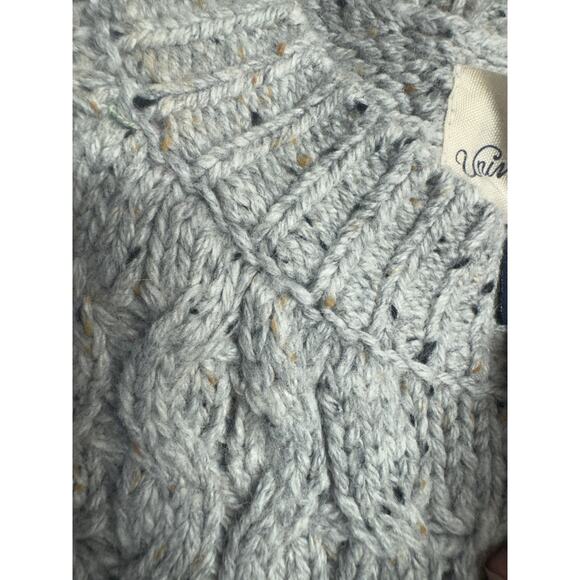 Universal Thread Crewneck Chunky Sweater Womens XL Gray Flecks of Brown Wool NWT - Picture 7 of 7